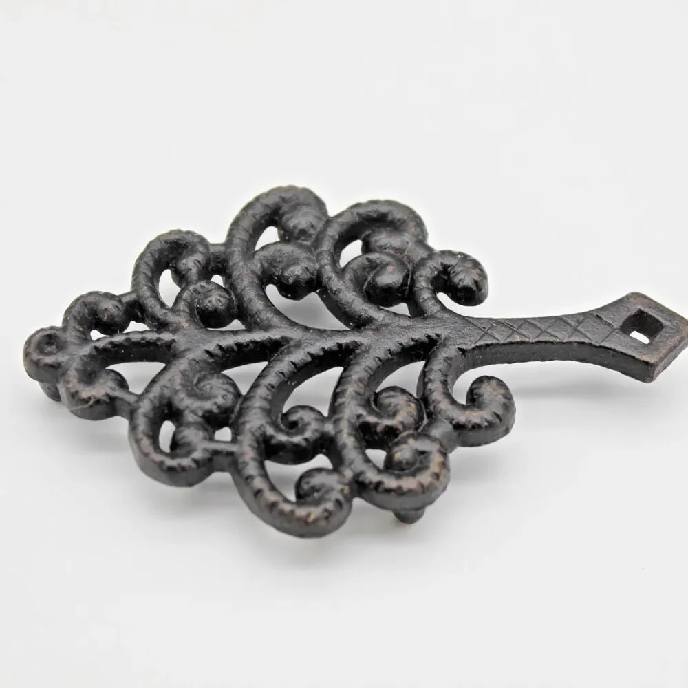 Vintage Mini Cast Iron Trivet Family Tree 9-24